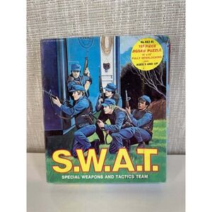 Vintage 1975 S.W.A.T. TV Show Jigsaw Puzzle 150pc HG Toys - 039-3 Puzzle (78)